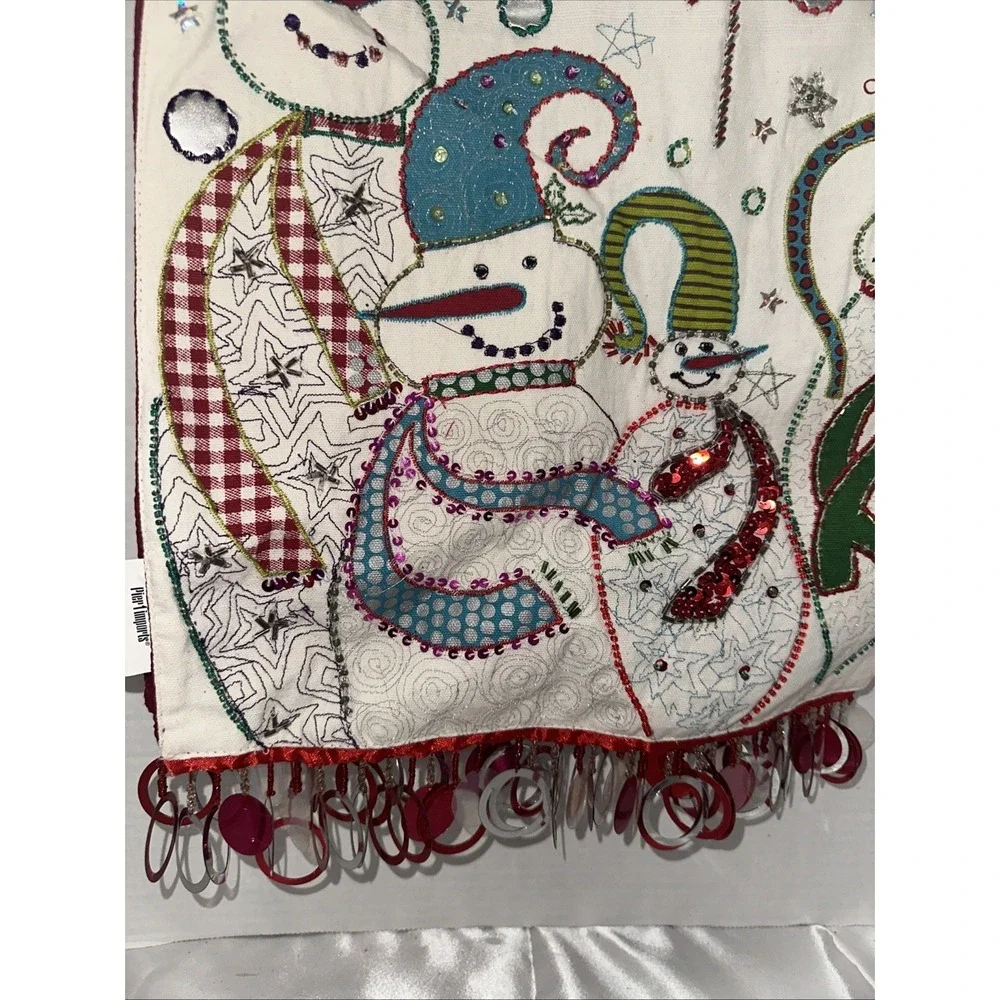 Pier 1 Imports Colorful Embroidered Table Runner 13